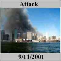 Attack - From Downtown Brooklyn - September 11 - World Trade Center - NYC